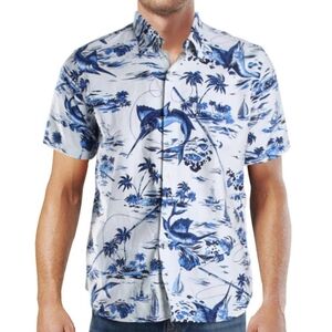 Polo Ralph Lauren Nautical\Tropical Button Down Shirt Men's 2XLB